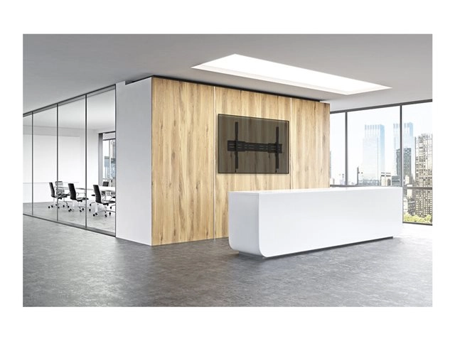 Neomounts WL30S-950BL19 - Schwerlast-Wandhalterung 55-115" - Landscape & Portrait - fest - abschließbar - höhenverstellbar - max. 160 kg - VESA 100x100-1500x900 - schwarz