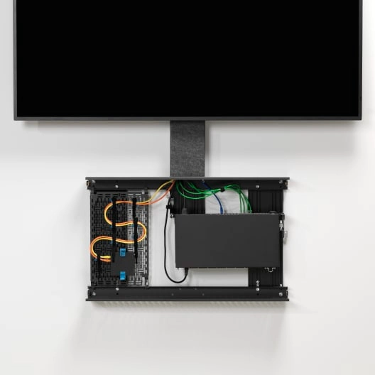 Chief FCASTC Fusion Storage Cabinet - Aufbewahrungsschrank für Chief Fusion Wandhalterungen - max. 27 kg - Akustikfilz - schwarz