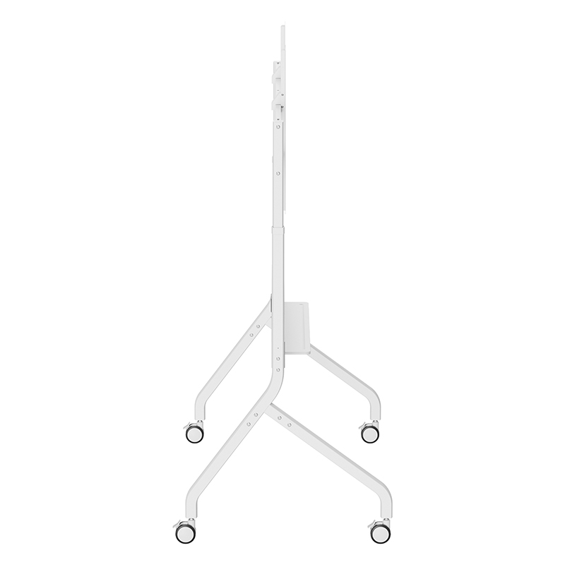 Hagor BrackIT Stand Scandio Moto 8282 - Rollwagen motorisiert 65-98" - Landscape - höhenverstellbar 300 mm - max. 85 kg - VESA 1200x600 - Weiß