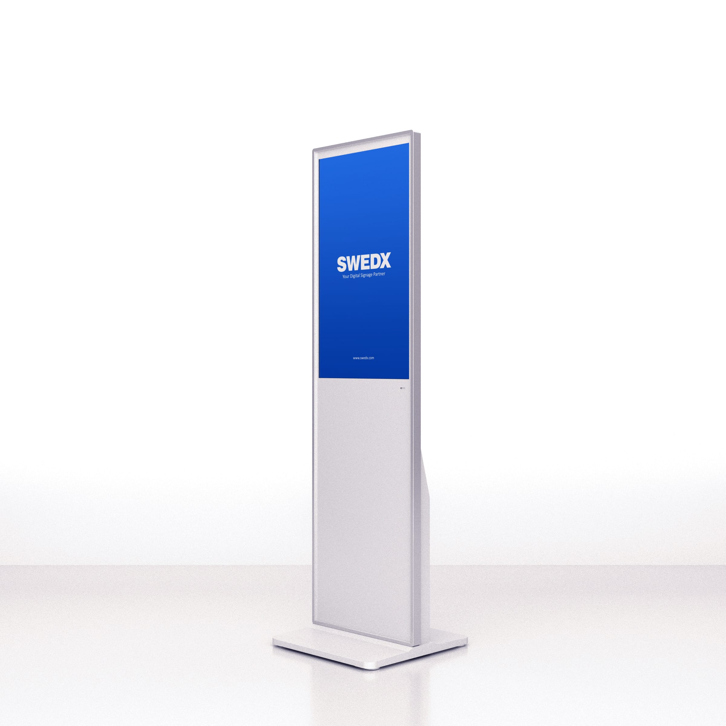 SWEDX Lamina Touch SWLT-32X8-A1-V2 - Touch-Stele 32" Portrait - Full HD - 350 cd/m² - 24/7 - Infrarot 10-Punkt-Touch - NO-OS - weiß