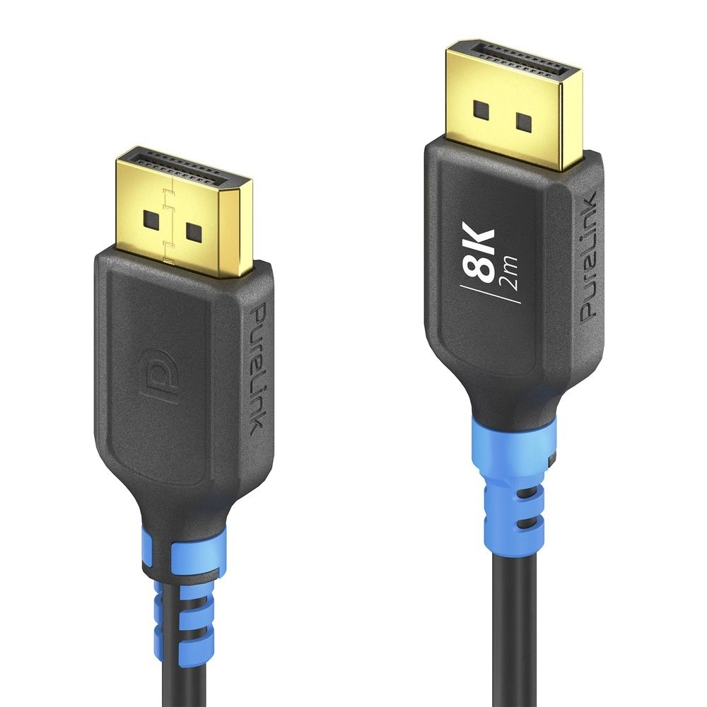 PureLink FlexInstall FI-DP100-020 - DisplayPort 1.4 Kabel - 2,0 m - 8K 60Hz - 32,4 Gbps - HBR3 - blau