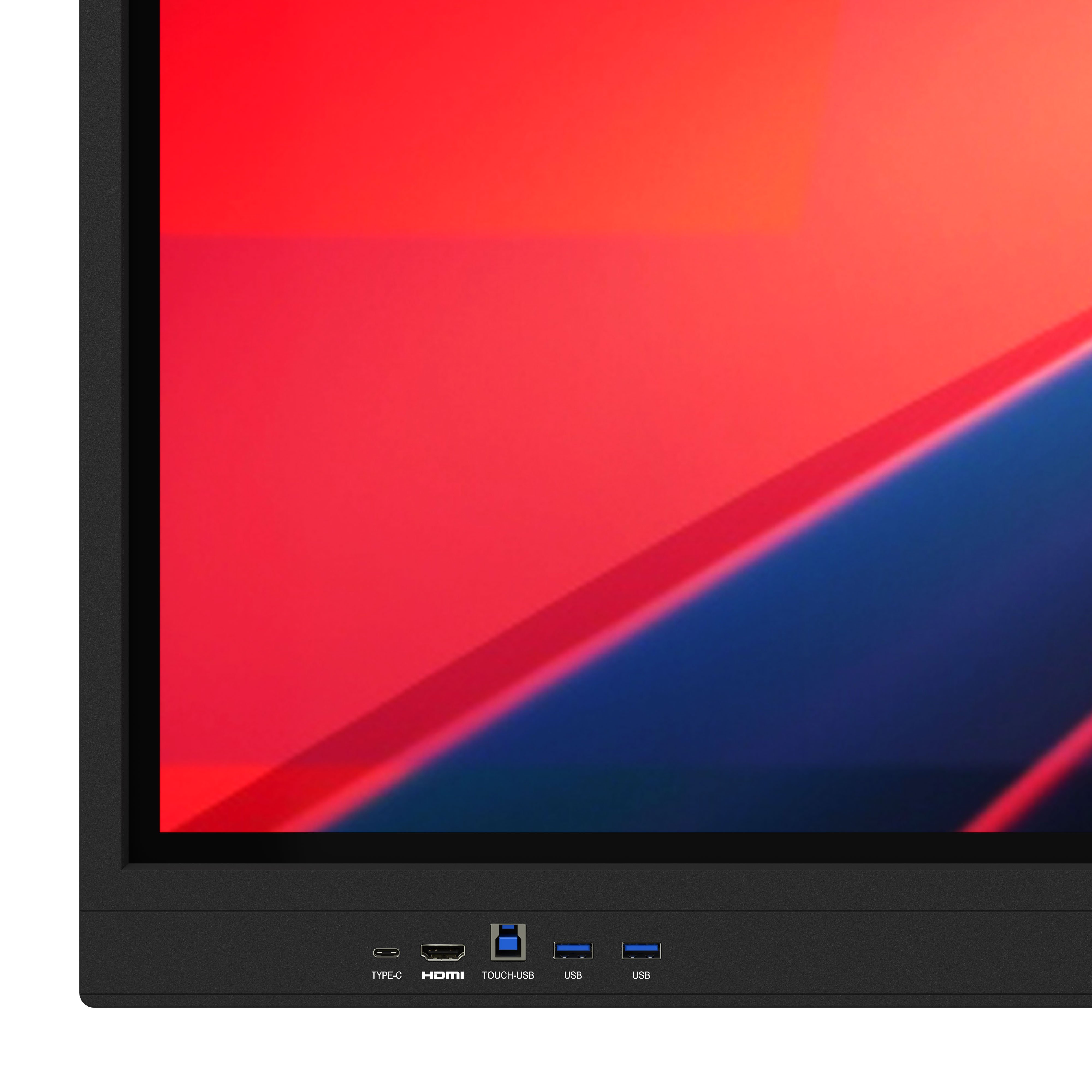 Kindermann TD-1286 - Interaktives Touch-Display 86 Zoll - 4K UHD IPS - 450 cd/m² - Android 14 EDLA - 50-Punkt-Touch (Infrarot) - 60W 2.1-Audio - VESA 800x600