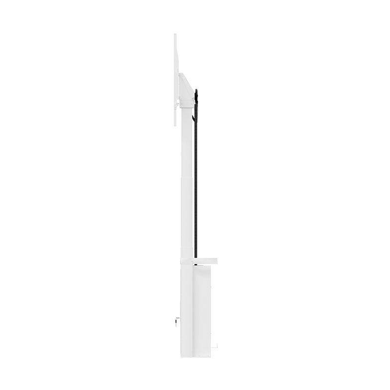 Hagor HP Twin Lift FW-W 8252 - Boden-Wand-Montage motorischer Display-Lift 55-86" - max. 120 kg - VESA 900x600 - 980 mm Hub - weiß
