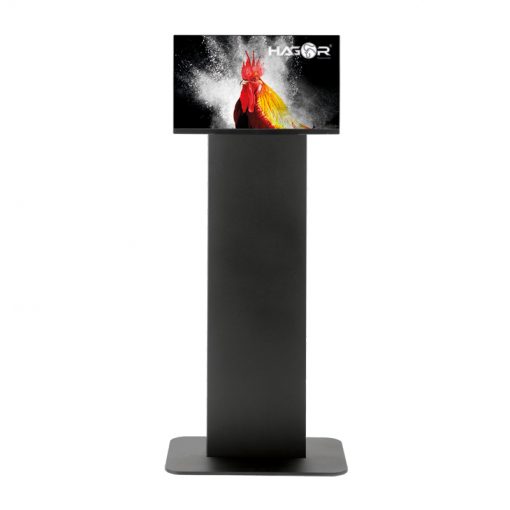 Hagor vis-it Tilt Black 1570 – Indoor-Stele neigbar für 22-43 Zoll - Schwarz