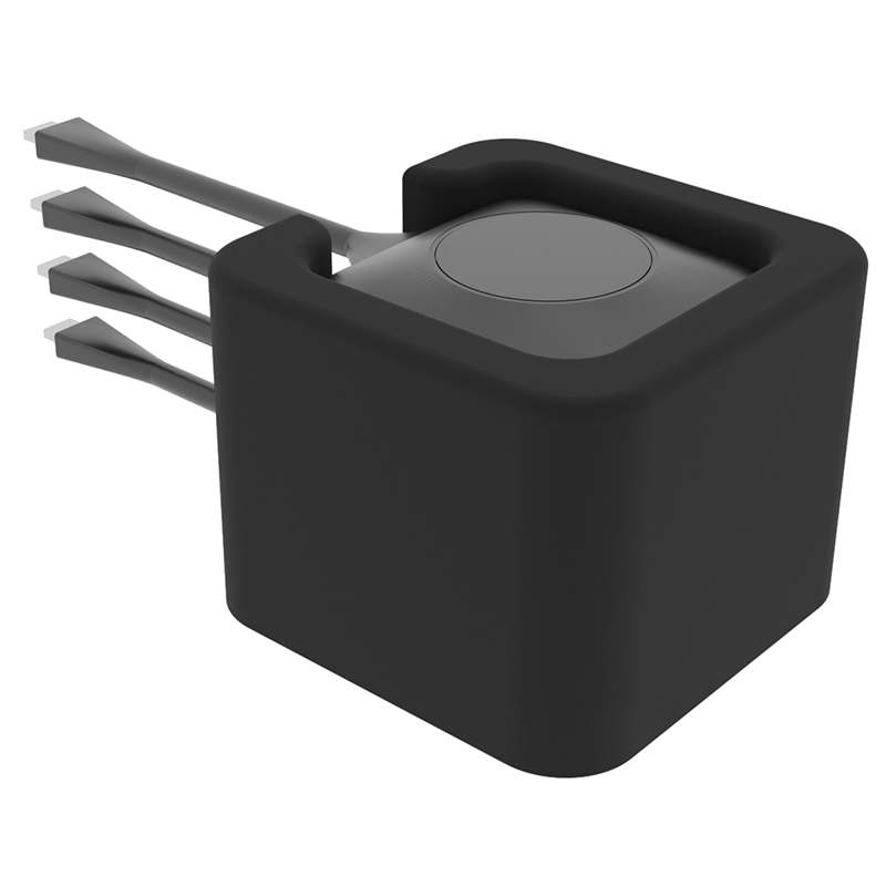 Hagor CON-Line Dongle Tray 2935 - Dongle-Aufbewahrung seitlich mit Einschubprofil - 90 x 70 x 91 mm - Kunststoff schwarz