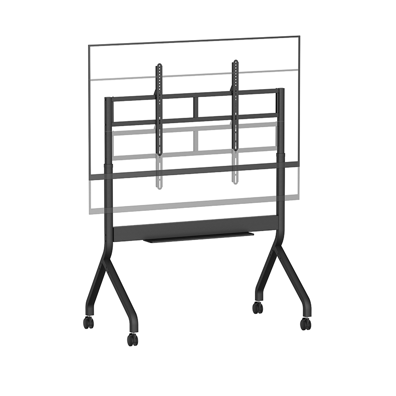 Hagor BrackIT Stand Scandio Moto 8281 - Rollwagen motorisiert 65-98" - Landscape - höhenverstellbar 300 mm - max. 85 kg - VESA 1200x600 - Schwarz