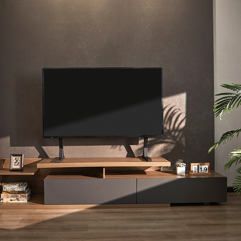 Hagor Tablestand BL XL - Tischstandfuß für Displays 32-77", VESA 50x50 bis 800x400mm, bis 50kg, Flat & Curved, Schwarz