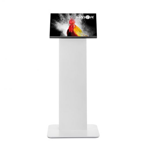 Hagor vis-it Tilt White 1571 – Indoor-Stele neigbar für 22-43 Zoll - Weiß