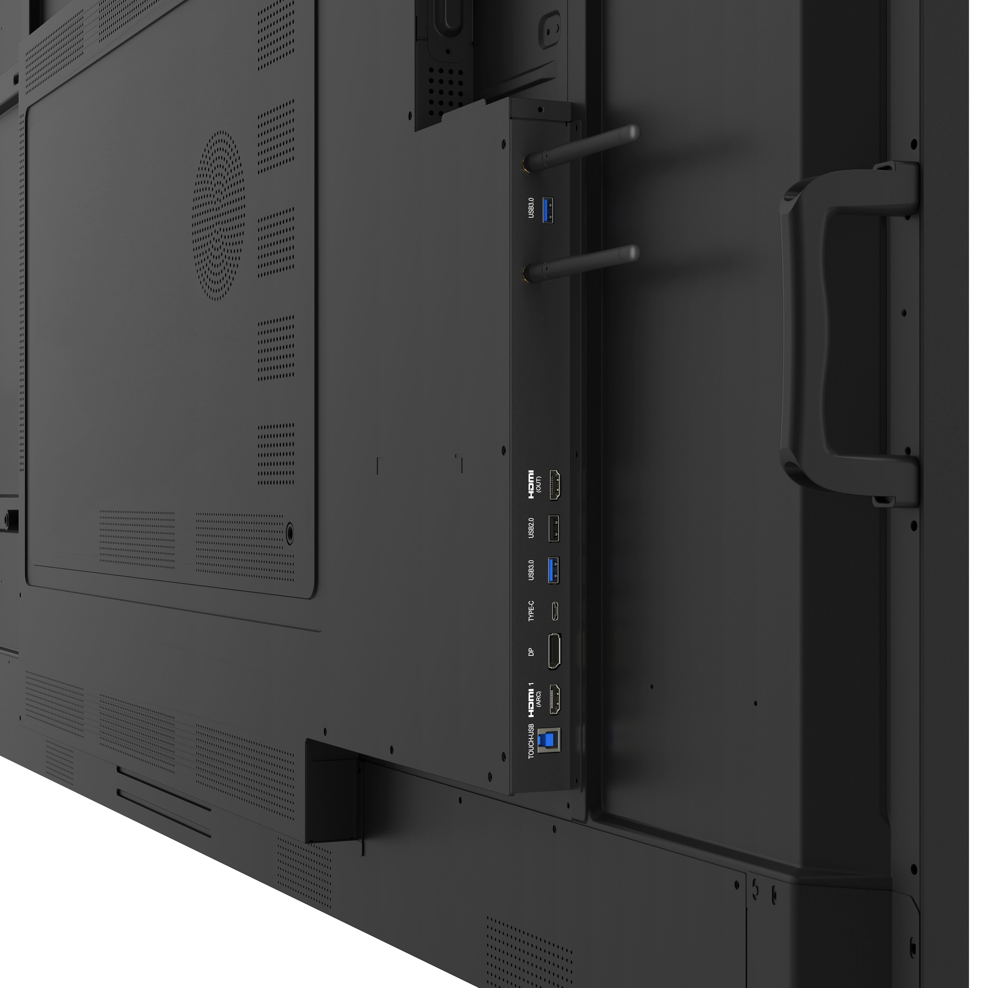 Kindermann TD-1298 - Interaktives Touch-Display 98 Zoll - 4K UHD IPS - 450 cd/m² - Android 14 EDLA - 50-Punkt-Touch (Infrarot) - 60W 2.1-Audio - VESA 800x600