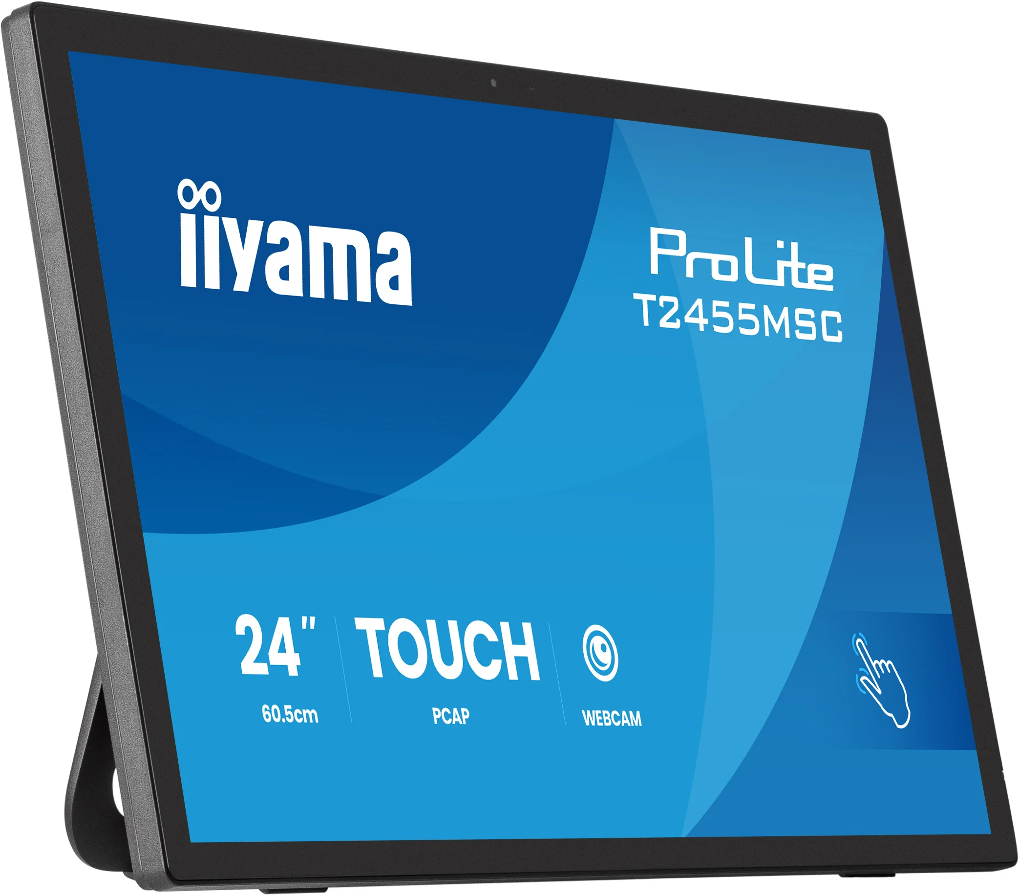 iiyama ProLite T2455MSC-B2 - 24" Touch Display - Full-HD - 360 cd/m² - NO-OS - VESA 100x100 - schwarz