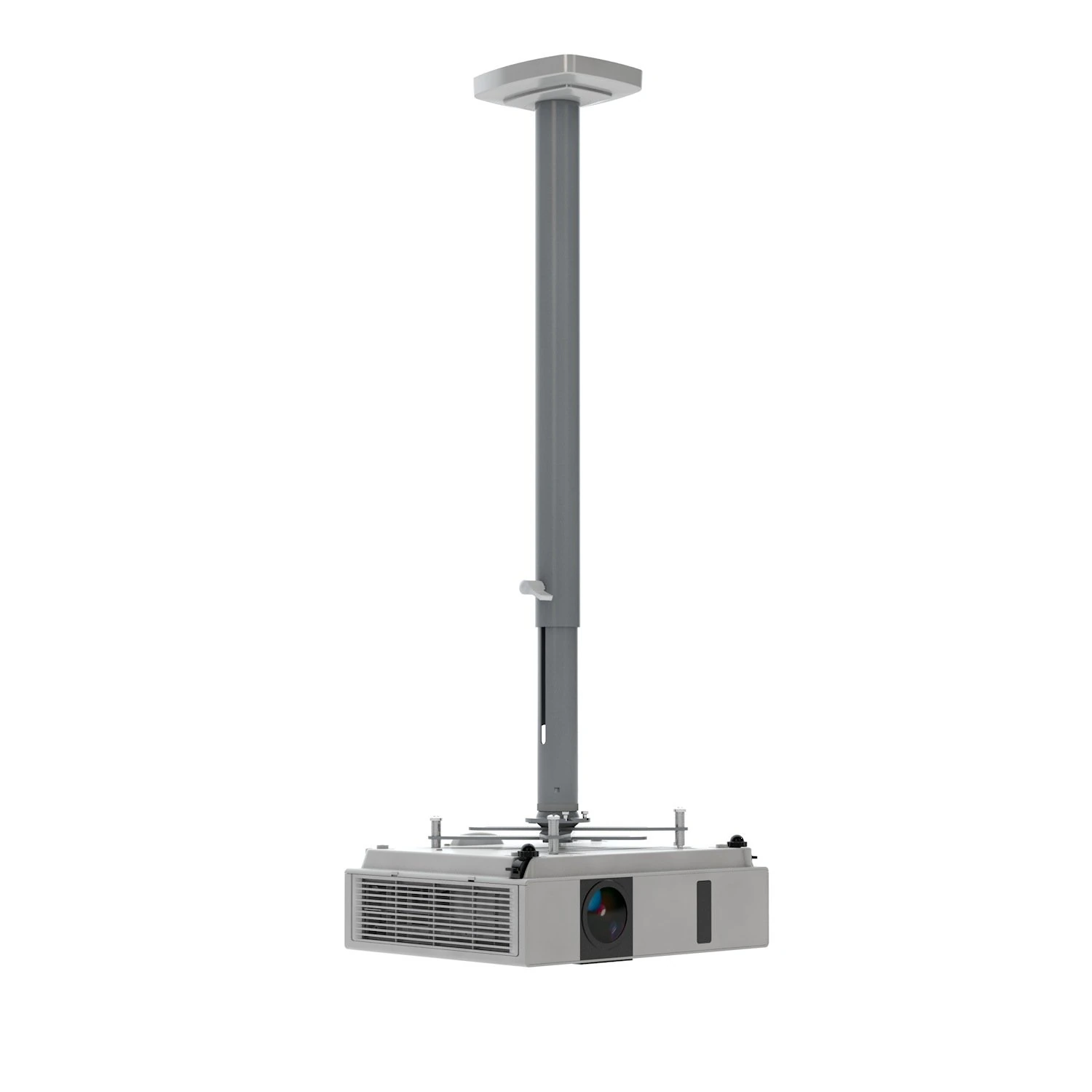 Kindermann Comfort² 100 4000000100 - Beamer-Deckenhalterung 60-105 cm - max. 20 kg - TÜV/GS - Silber
