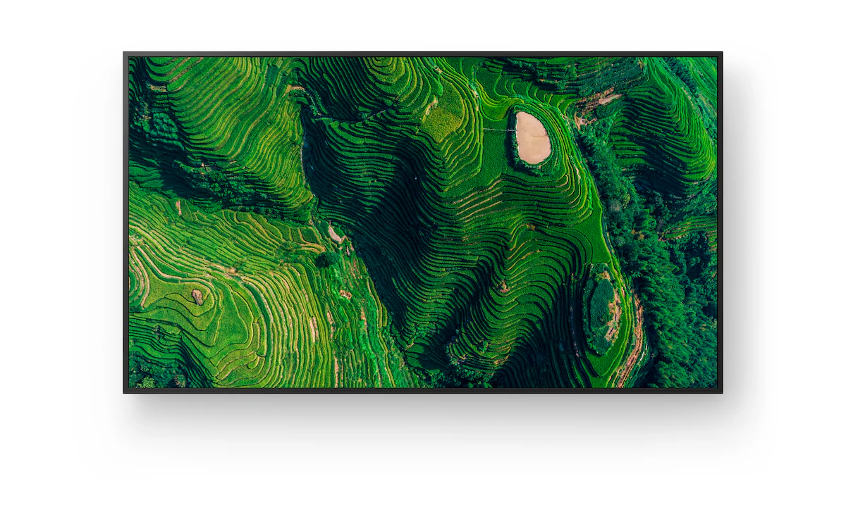 Sony FW-65BZ35P - 65 Zoll Digital Signage Display - 4K UHD IPS - 500 cd/m² - 24/7 - IP5X - Android - VESA 300x300 - schwarz