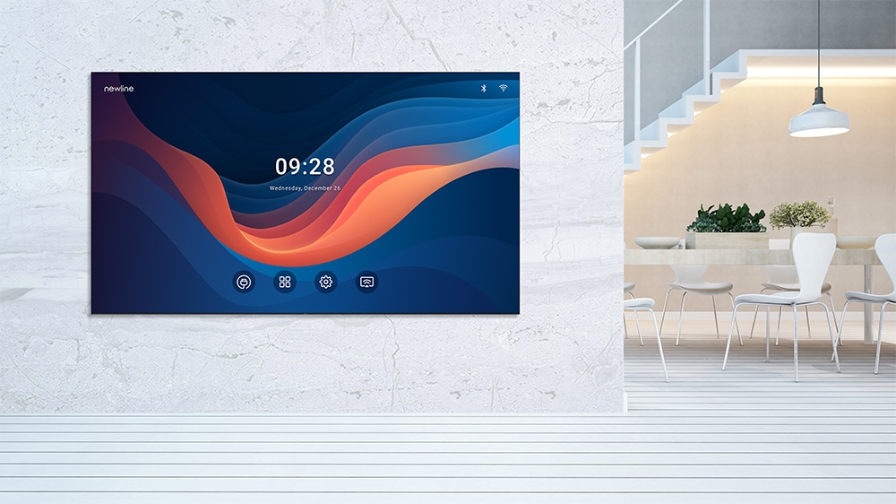 Newline DV ONE+ DV-18924-PLUS - 189 Zoll All-in-One Direct View LED-Display - 2,08 mm PP - 550 cd/m² - Full-HD 1920x1080 Pixel - Android 13 - Wi-Fi 6