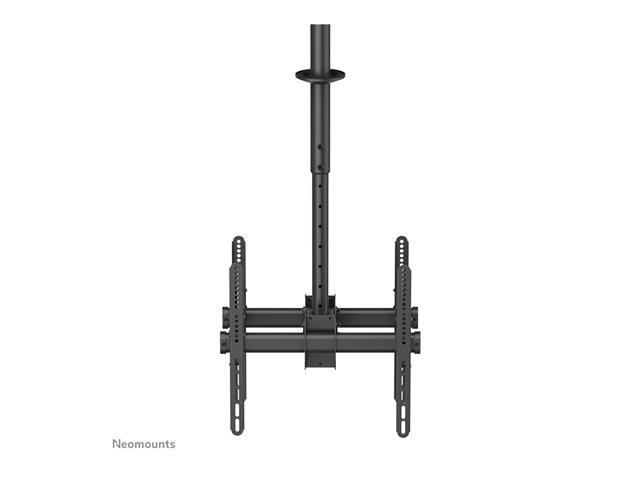 Neomounts NM-C440DBLACK - Dual-Monitor-Deckenhalterung 32-60" - max. 45 kg je Screen - VESA 400x400 - schwenkbar - schwarz