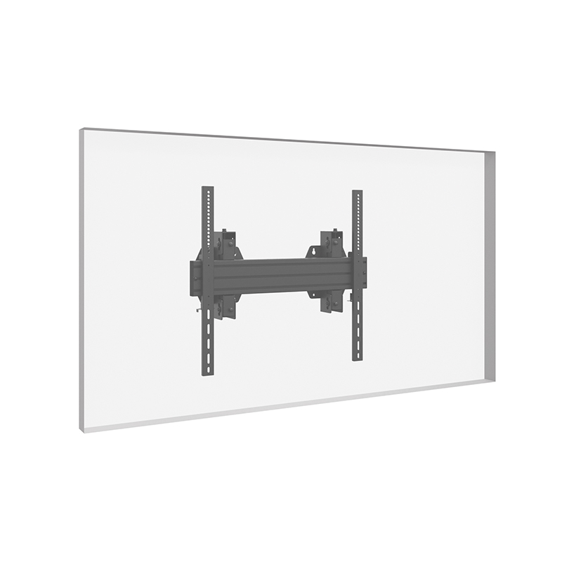 Hagor WH Synchron HD 8432 - Schwerlast-Wandhalterung 55-75" - Landscape - neigbar ±7,5° - max. 150 kg - VESA 600x600 - Schwarz