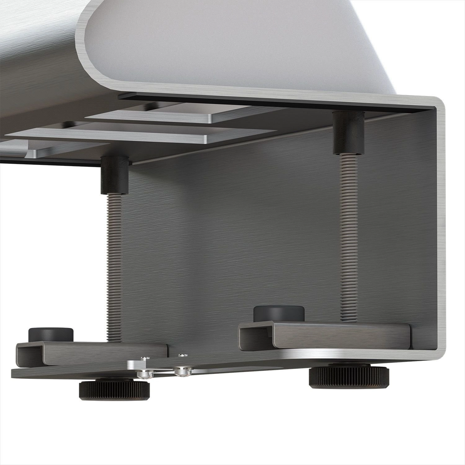 Kindermann CablePort desk² 4-fach - 2x Schuko - Tischklemme 10-60 mm - Aluminium eloxiert - 7430000052