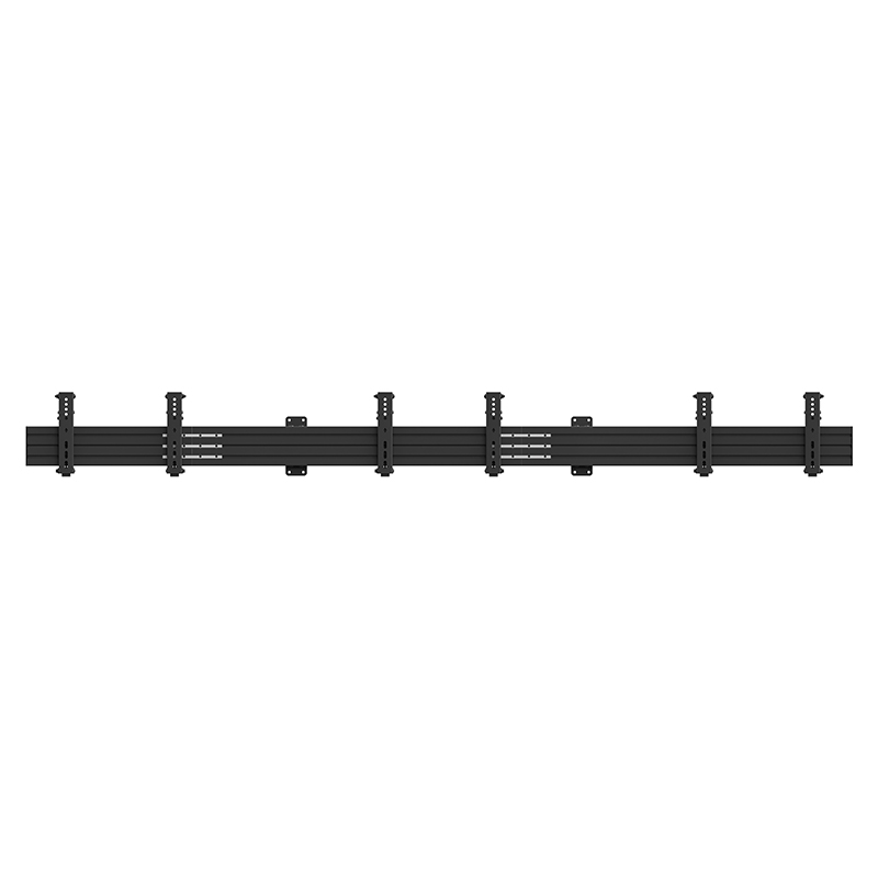 Hagor CPS Menuboard W3L 3320 - Wandhalterung 3x 32-43" - Landscape - neigbar -5°/+15° - max. 50 kg je Display - VESA 200x200 - Schwarz