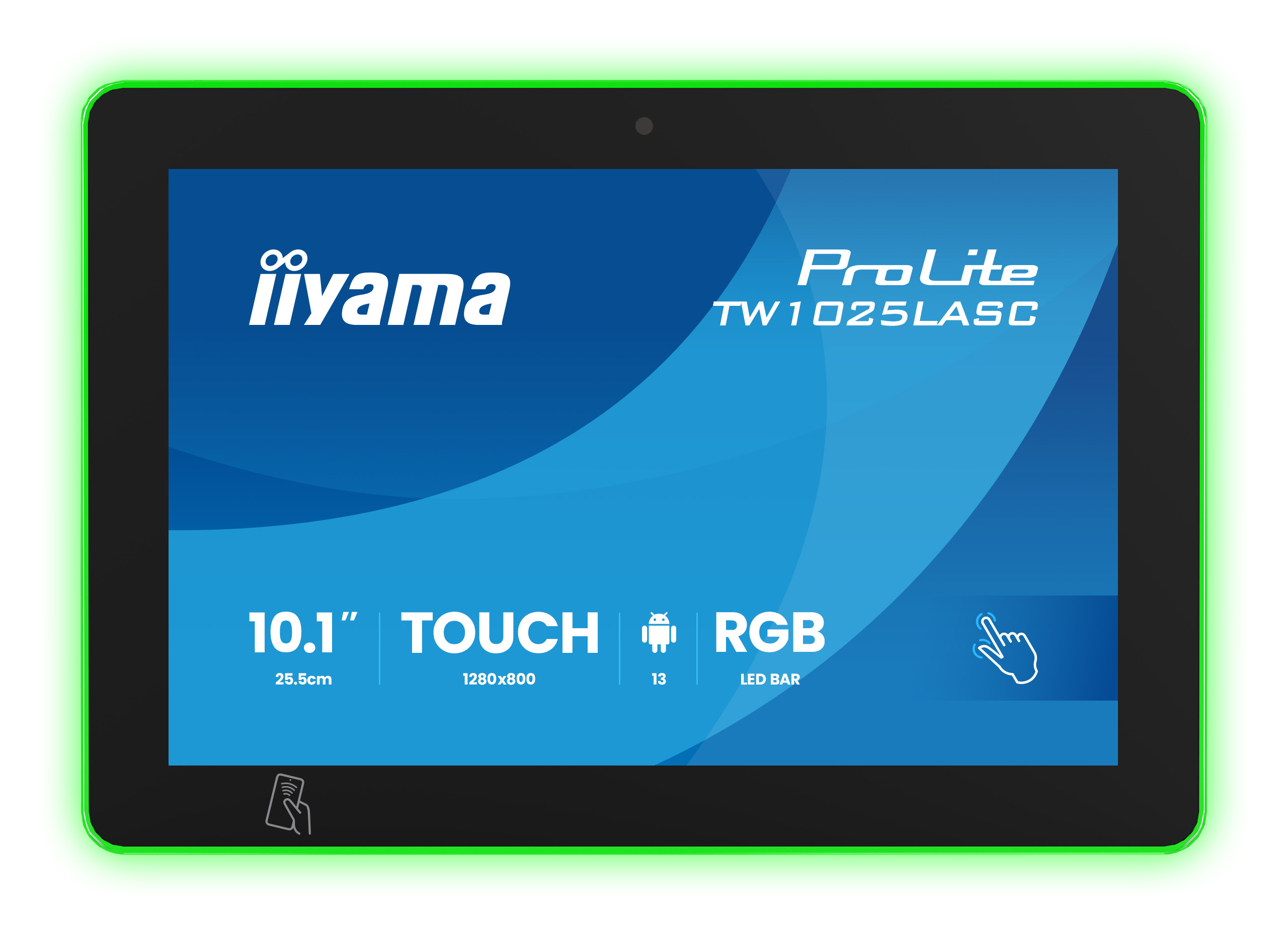 iiyama ProLite TW1025LASC-B3PNR 10,1" Touch-Display – Android 13 – PoE-Betrieb