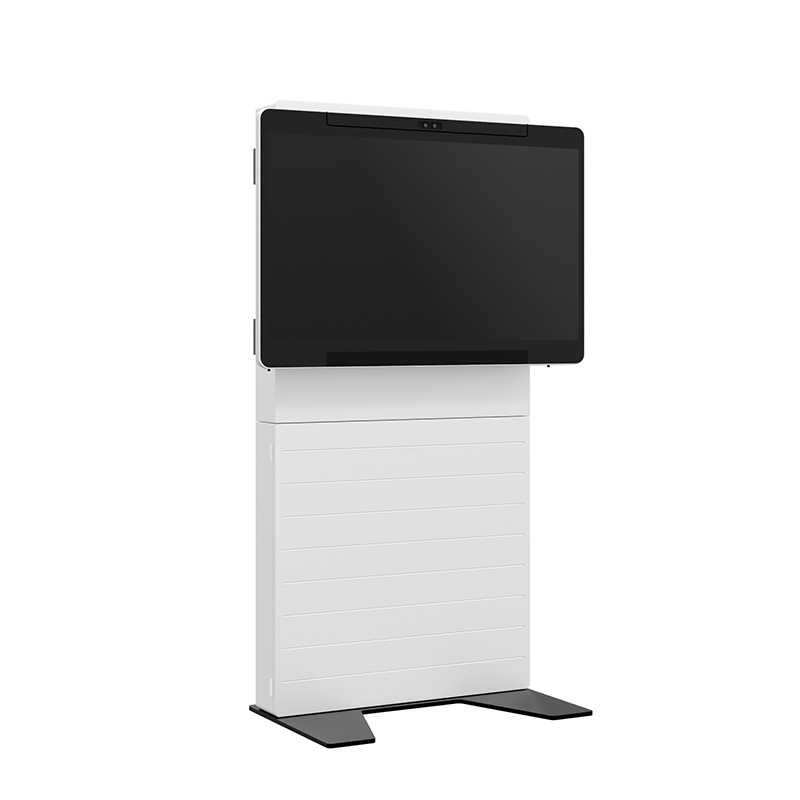 Hagor CON-Line Big FS Cisco WebEx Board Pro 55" 2778 - Medienstele freistehend - displayspezifisches Lochbild - Landscape - VESA-frei - Weiß/Schwarz