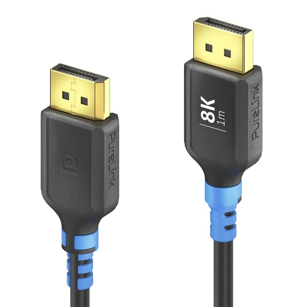 PureLink FlexInstall FI-DP100-010 - DisplayPort 1.4 Kabel - 1,0 m - 8K 60Hz - 32,4 Gbps - HBR3 - blau