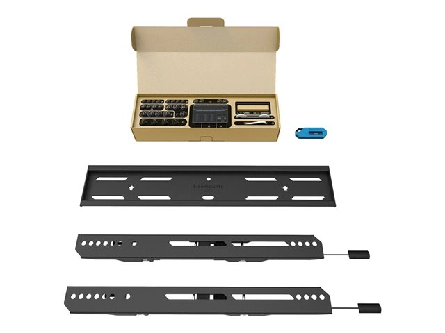 Neomounts WL30S-850BL14 LEVEL-850 - Wandhalterung 40-75" - max. 50 kg - VESA 400x400 - Rapid Install - abschließbar - schwarz