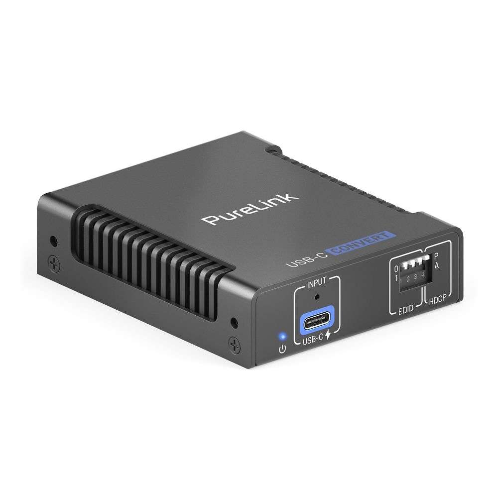 PureTools PT-C-CPDHU-18G - USB-C auf HDMI 2.0 und USB-A Konverter - 4K 60 Hz 4:4:4 - 100 W Stromeinspeisung - EDID- und HDCP-Verwaltung