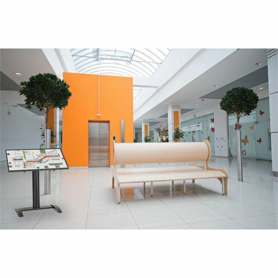 Peerless-AV SmartMount SS575K - Kiosk-Standfuß 32-75" - voll neigbar bis +90° - Hoch- und Querformat - max. 68 kg - VESA 200x200-600x400 - schwarz