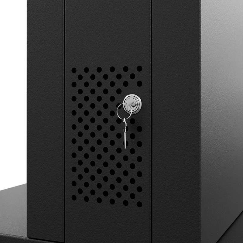 Hagor HP Kiosk 50" FS B2B - Back-to-Back Indoorstele 50" für 2 Displays - Portrait - abschliessbar