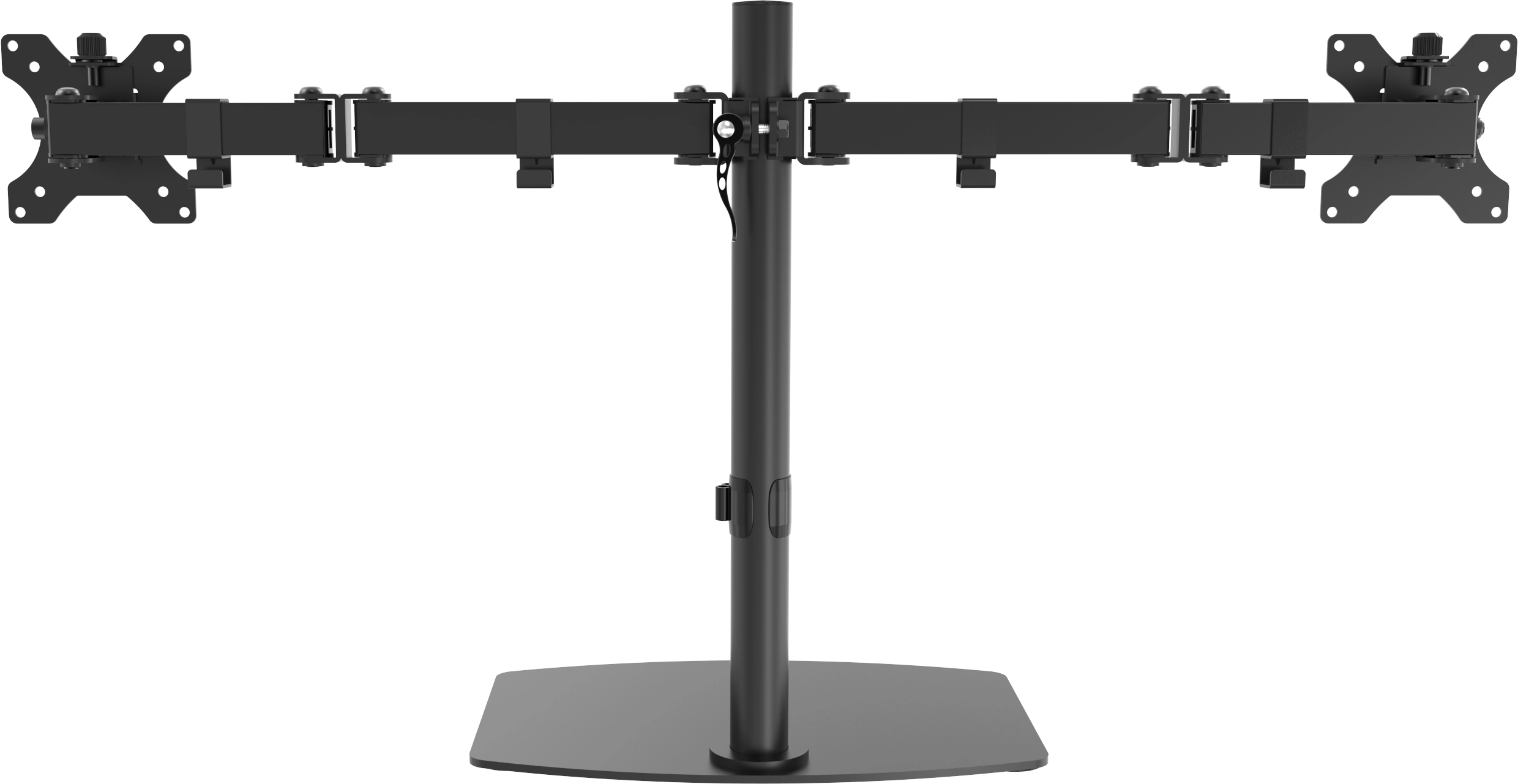 Vision VFM-DSDB - Doppel-Bildschirm-Schreibtischständer - 2× 13-32" - VESA 75x75/100x100 - 2× 8 kg - Doppelschwenkarm - schwarz