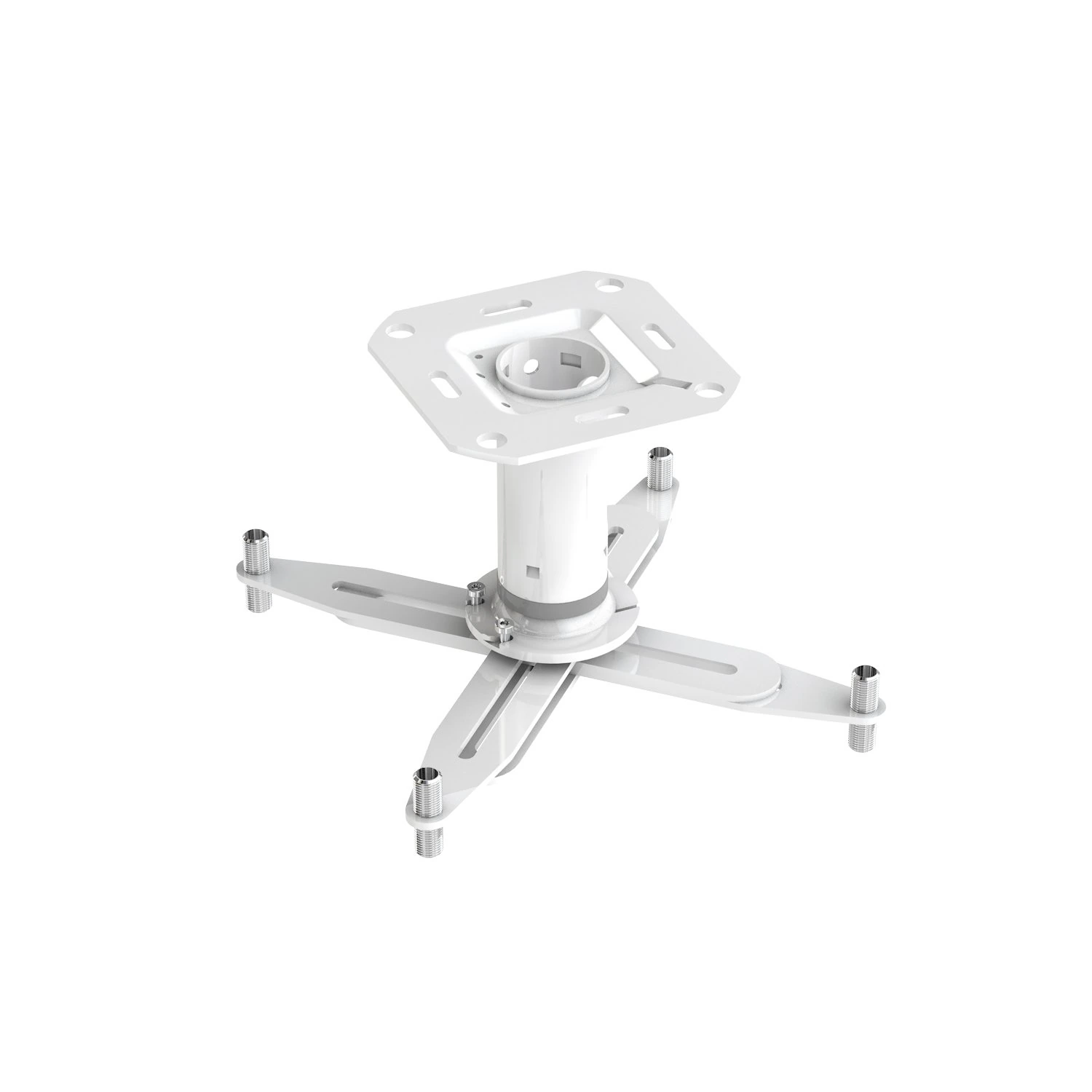Kindermann Comfort² 10 4000000011 - Beamer-Deckenhalterung 13 cm (fix) - max. 20 kg - TÜV/GS - Weiß