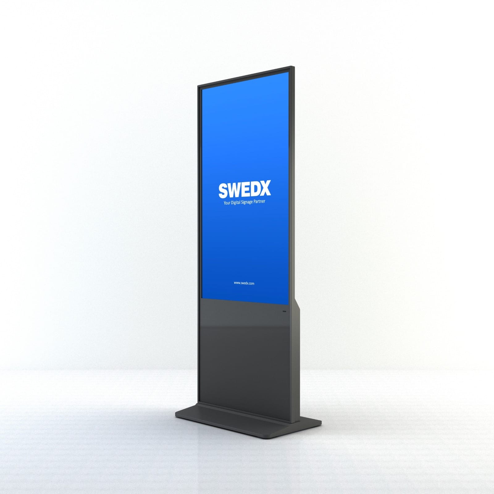 SWEDX Lamina Touch SWLT-55K8-A2-V2 - Touch-Stele 55" Portrait - 4K UHD - 350 cd/m² - 24/7 - Infrarot 10-Punkt-Touch - NO-OS - schwarz