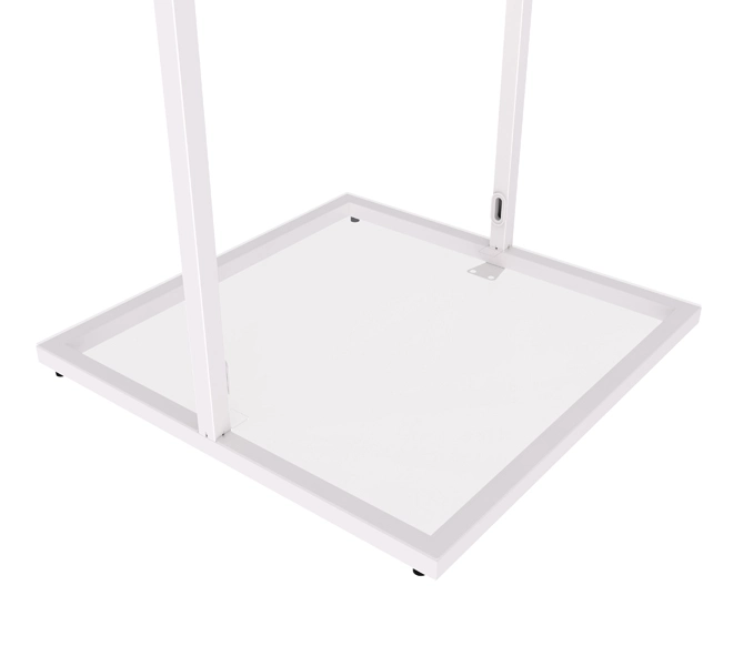 B-Tech BT7613-SAM32 - Back-to-Back Bodenständer 2x 32" - neigbar - Kabelmanagement - Sicherheitsabdeckung - für Samsung EM32DX / EM32DX-A - max. 20 kg - VESA 200x200 - weiß