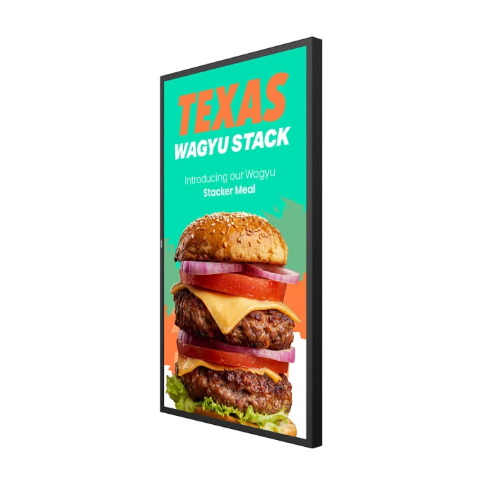 Hisense 55OP90FE - 55" Outdoor Display - 4K UHD - 4.000 cd/m² - 24/7 - IP56 - IK10 - Android 14 - VESA 1186x560 - schwarz