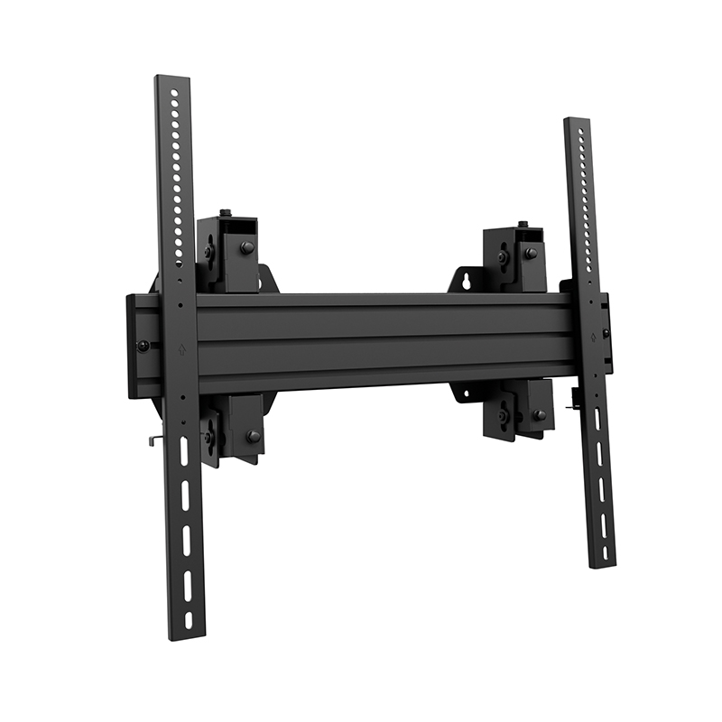 Hagor WH Synchron HD 8432 - Schwerlast-Wandhalterung 55-75" - Landscape - neigbar ±7,5° - max. 150 kg - VESA 600x600 - Schwarz