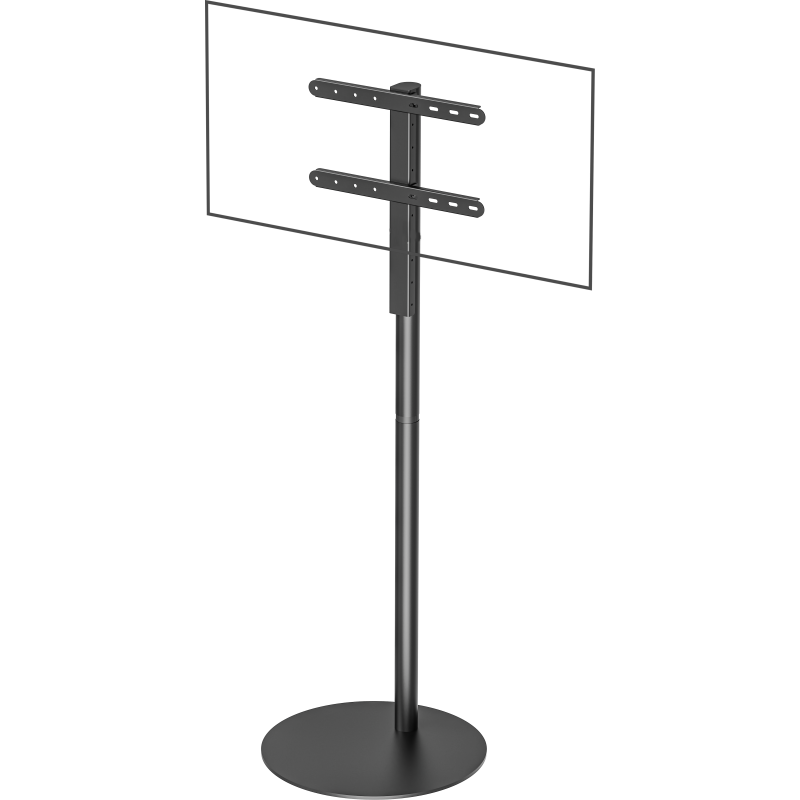 Vision VFM-F4 - Display-Bodenständer freistehend - 30-65" - VESA bis 400x400 - 30 kg Tragkraft - 1500 mm Säulenhöhe - schwarz