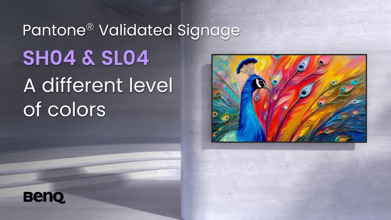 BenQ Signage SH04 Pantone® validiertes Display