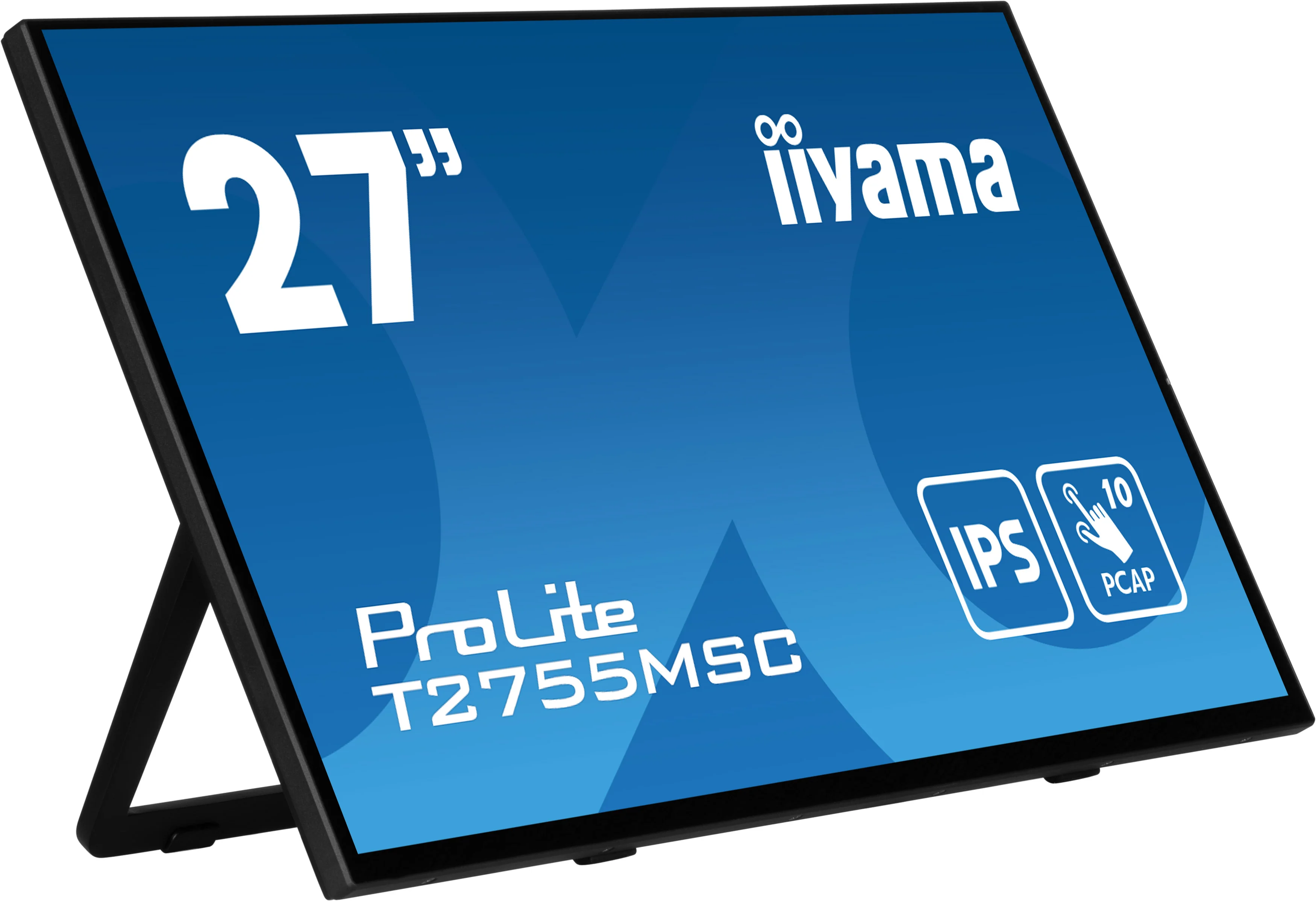 iiyama ProLite T2755MSC-B1 - 27" Touch Display - Full HD IPS - 360 cd/m² - NO-OS - VESA 100x100 - schwarz