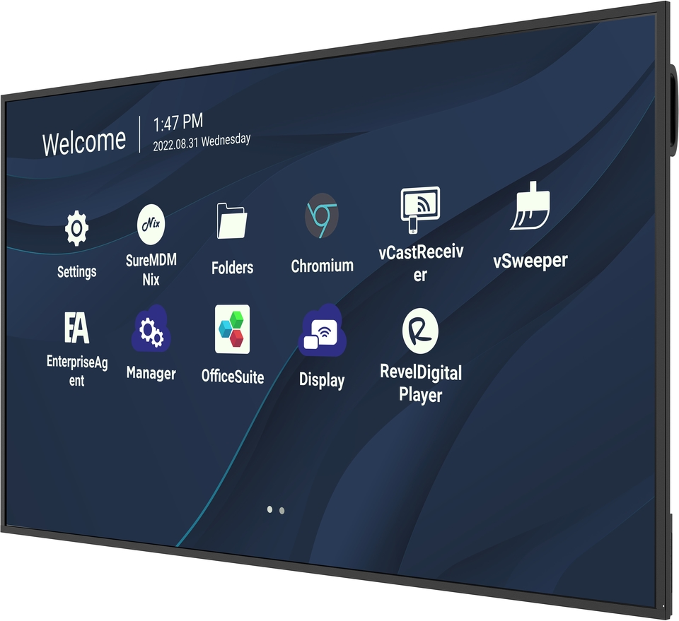 ViewSonic CDE7530 – 75" 4K Präsentations-Display - Android 11 & 24/7