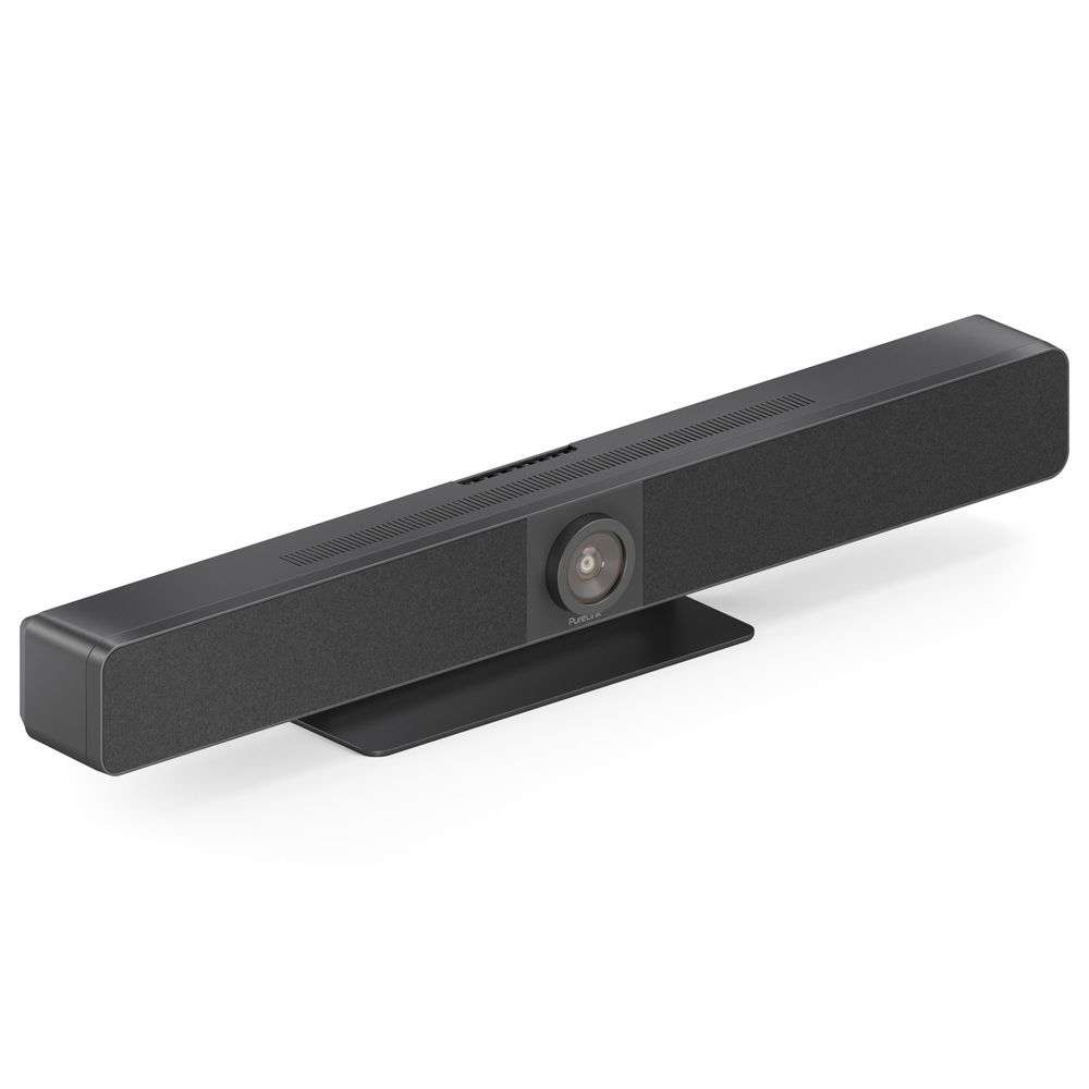 Vuelogic VL-VB300-PRO - 4K Videobar mit zwei HDMI-Ausgängen - KI-Bildführung - 8x MEMS-Mikrofonarray - 2x 8 W Stereo - BYOD-Umschalter