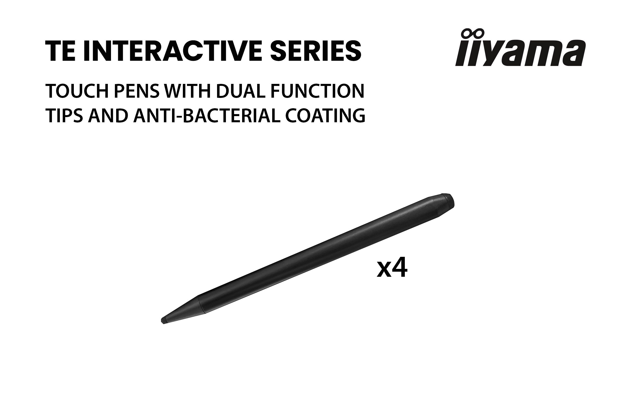 iiyama ProLite TE6513A-B3AG - Interaktives Touch-Display 65 Zoll - 4K UHD - Android 14 EDLA - 40-Punkt-Infrarot-Touch - 2x20W + Subwoofer - VESA 600x400