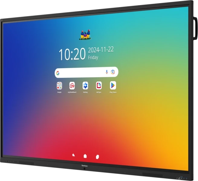 ViewSonic IFP8641-1-1C - Interaktives Touch-Display 86 Zoll - UHD 4K IPS - Android 16 EDLA - 64-Punkt-Touch - 55W 2.1-Audio - VESA 800x600