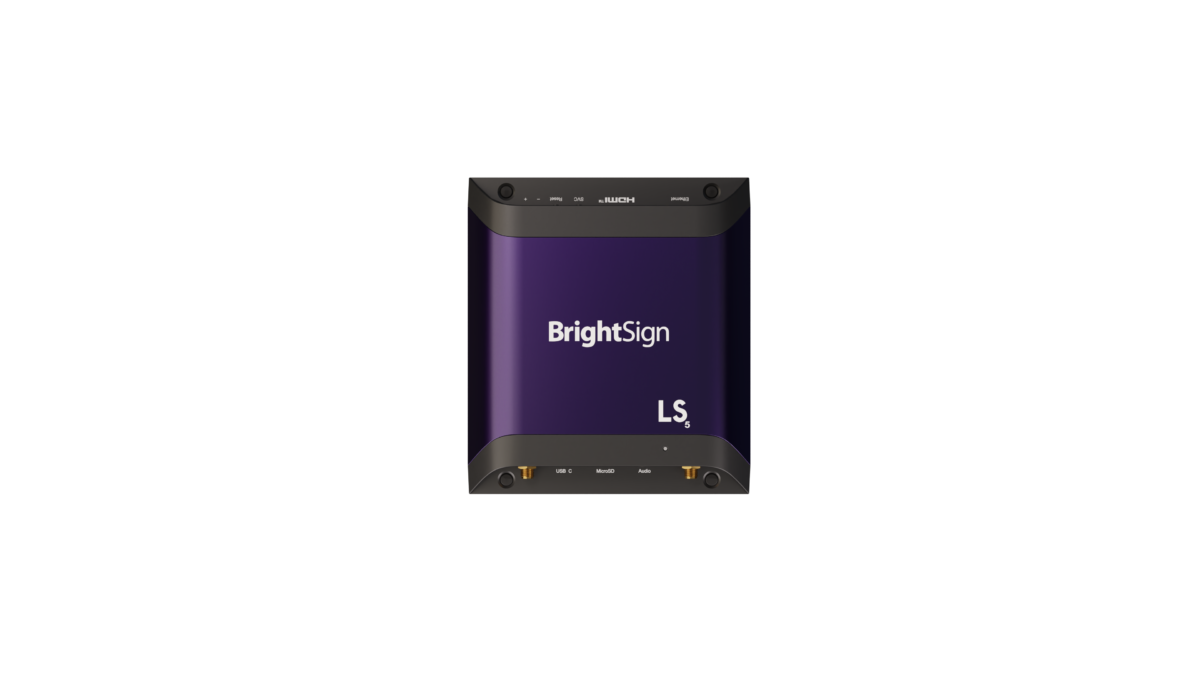 BrightSign LS445 - 4K Digital Signage Player - HDMI 2.0a - USB-C - BrightSignOS