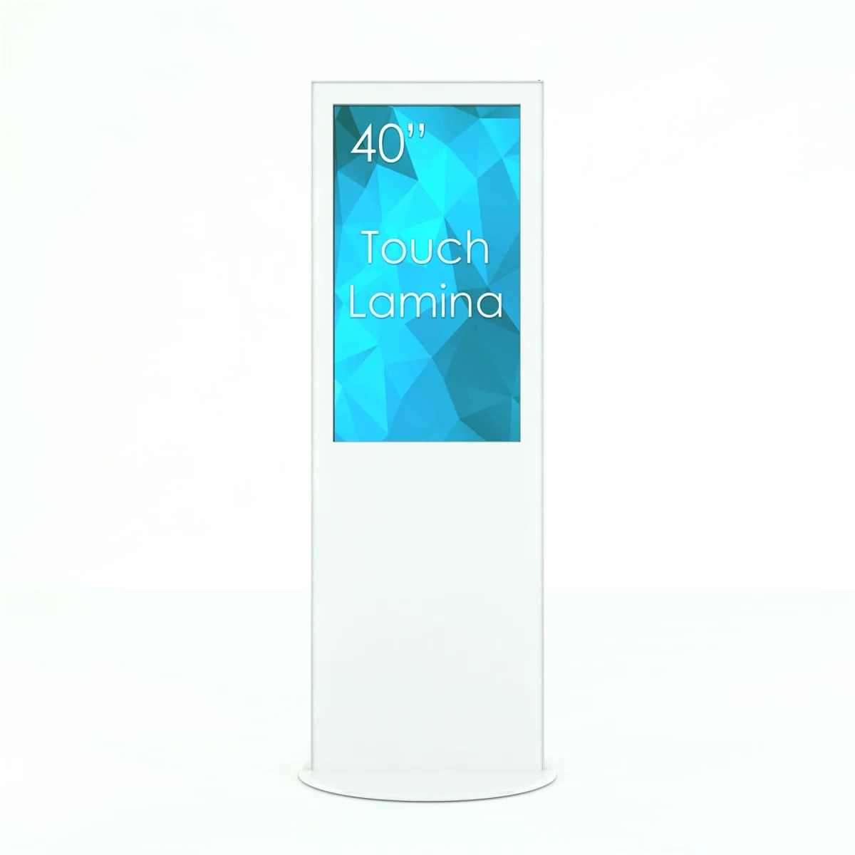 SWEDX Lamina Touch SWLT-40K8-A1 - Touch-Stele 40" Portrait - 4K UHD - 350 cd/m² - 24/7 - Infrarot 10-Punkt-Touch - NO-OS - weiß