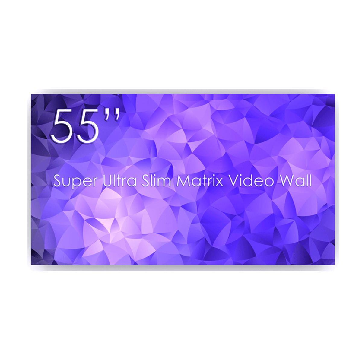 SWEDX SUMX-55K8-01 - 55 Zoll Videowall Display - Full HD - 500 cd/m² - 24/7 - 1,8 mm Rahmen - VESA 709x510 - schwarz