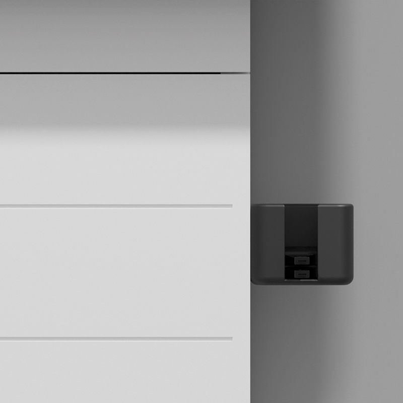 Hagor CON-Line Dongle Tray 2935 - Dongle-Aufbewahrung seitlich mit Einschubprofil - 90 x 70 x 91 mm - Kunststoff schwarz