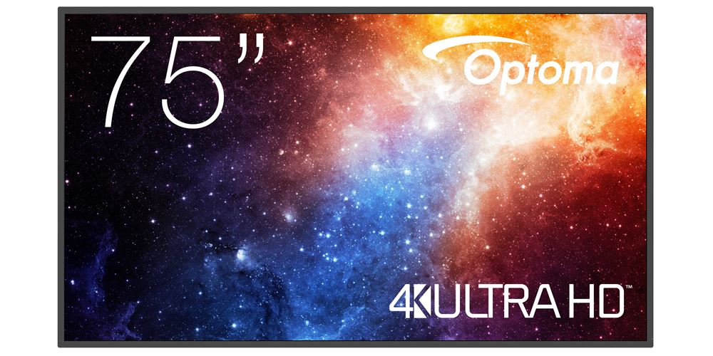 Optoma N3751K – 75" 4K Professional Display - 24/7 & Portrait-Mode