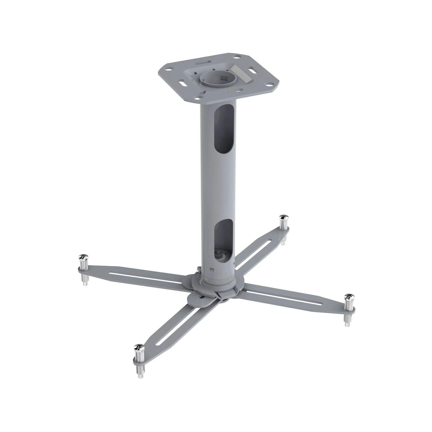 Kindermann Comfort² 30 4000000030 - Beamer-Deckenhalterung 30 cm (fix) - max. 20 kg - TÜV/GS - Silber