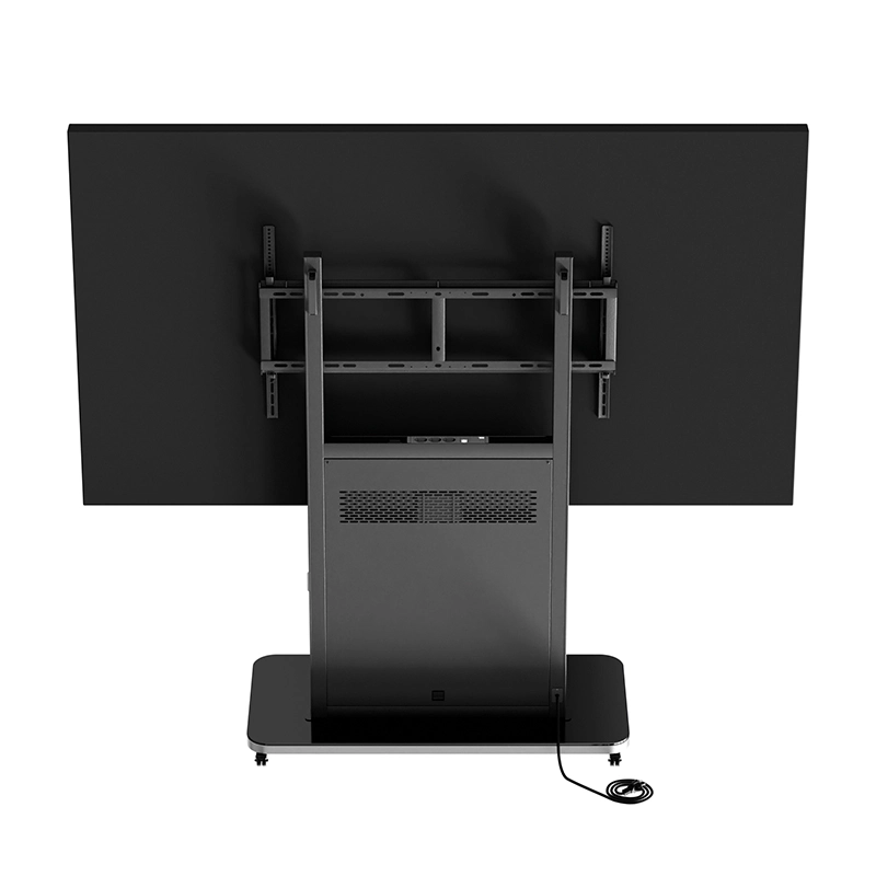 Hagor Pro Tower L Mobiles Standsystem - Display Rollwagen 75-98" - Landscape - neigbar - höhenverstellbar - max. 140 kg - VESA 200x200-900x600 - schwarz