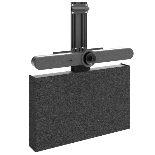 Chief FCASTC Fusion Storage Cabinet - Aufbewahrungsschrank für Chief Fusion Wandhalterungen - max. 27 kg - Akustikfilz - schwarz