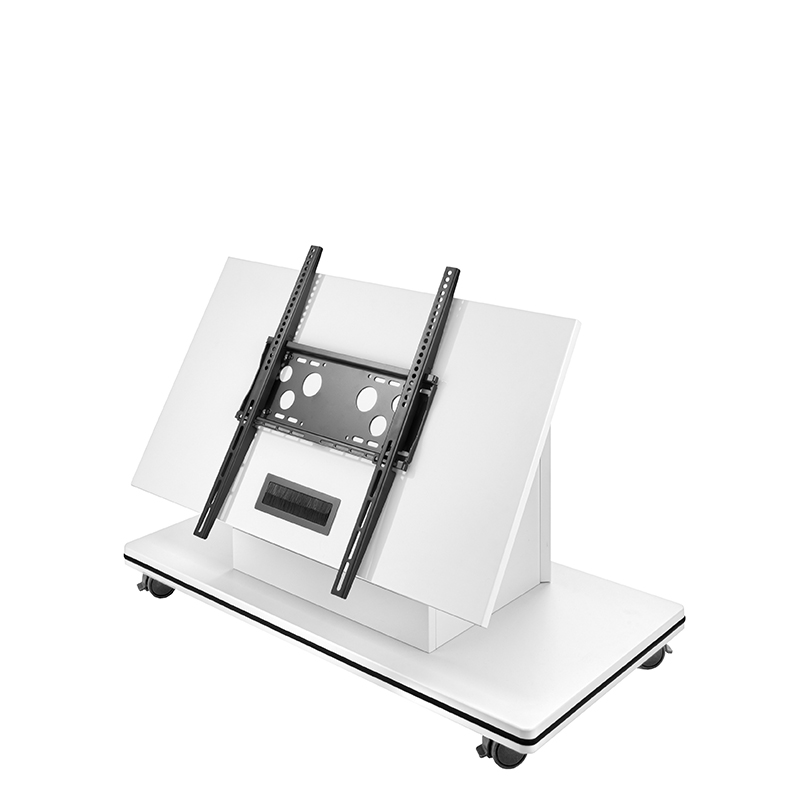 Hagor CON-Line Stage Trolley 55-65" 2736 - Rollwagen für Displays 55-65" - stufenlos neigbar - abschließbar - max. 40 kg - VESA 200x200-400x400 - weiß